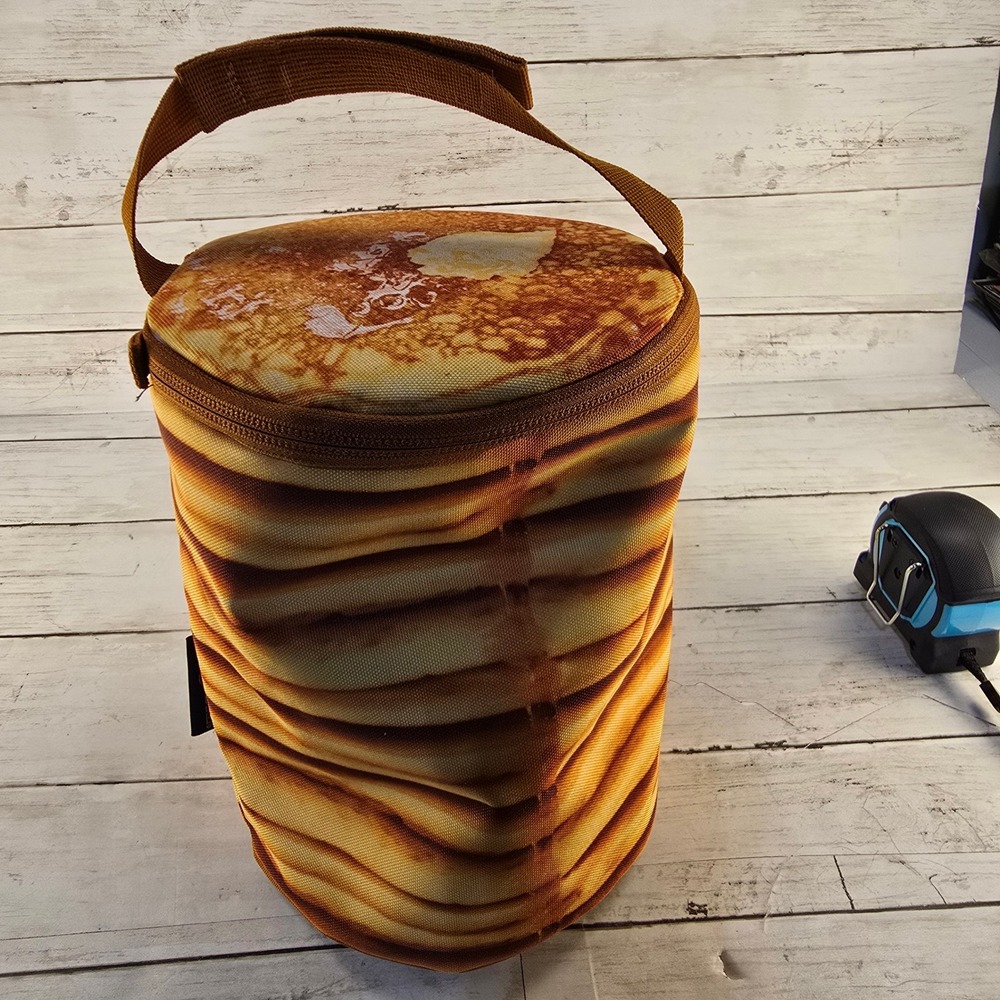 JanSport Pancake Stack Collapsible Cooler Insulated Lunch Bag JS0A2WJU Brown